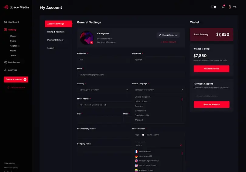 Streaming platforms delivery